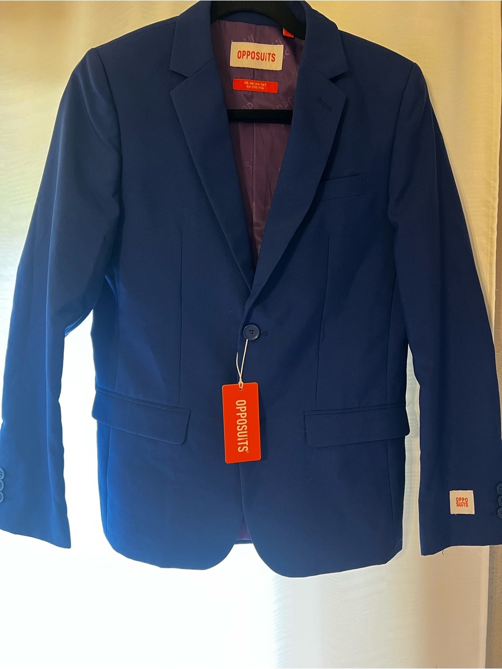 Opposuits Boys Blue Blazer - Classic Single-Breasted - Size 16Y